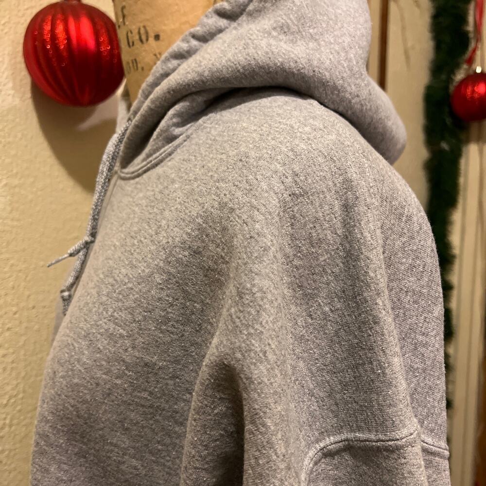 Men's Gildan Heavy Blend Gray Pullover Fleece Hoodie Size XL - Picture 7 of 10